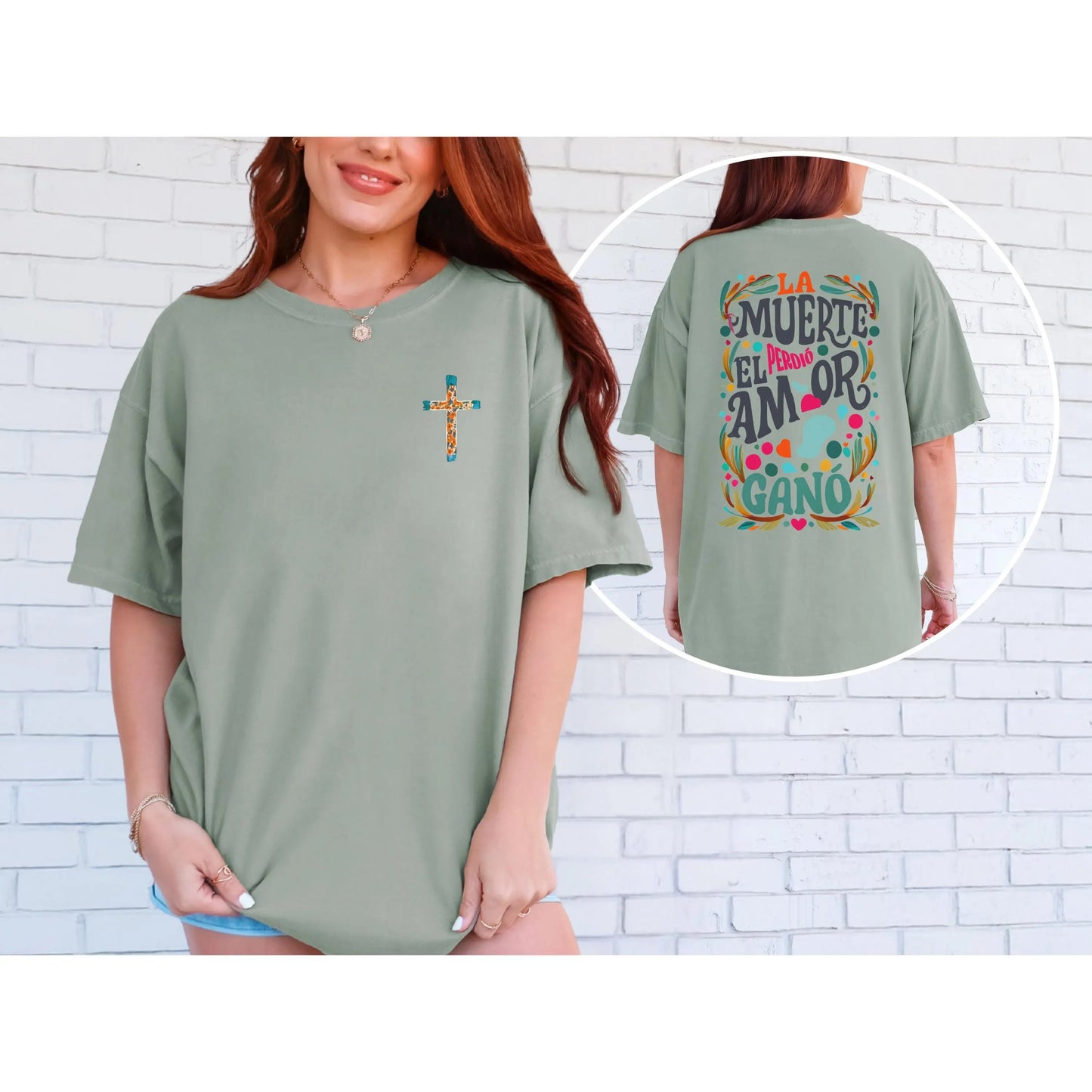 Camiseta Cristiana en Español, Spanish Christian T-Shirt, Fe y Esperanza Shirt, Christian Faith T-Shirt, Versículo Bíblico Tee