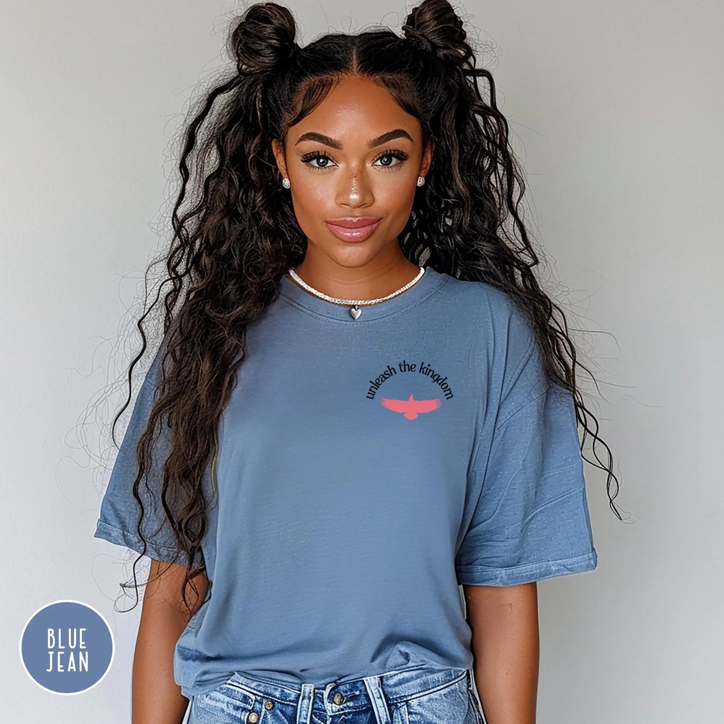 Women’s Christian Comfort Colors Tee – “Turning Point” Luke 19 – Faith Based Shirt - Bible Verse Gift - Trendy Christian Apparel