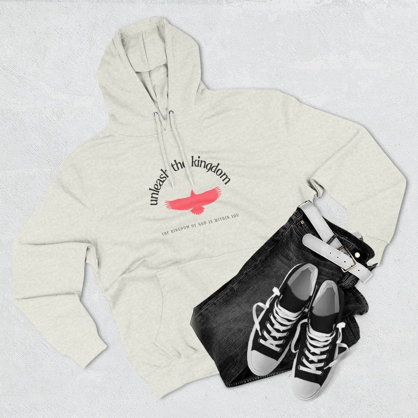 Lane Seven Christian Hoodie – Unleash the Kingdom Hoodie – Trendy Christian Apparel – Women's Faith Apparel - Matthew 16:19