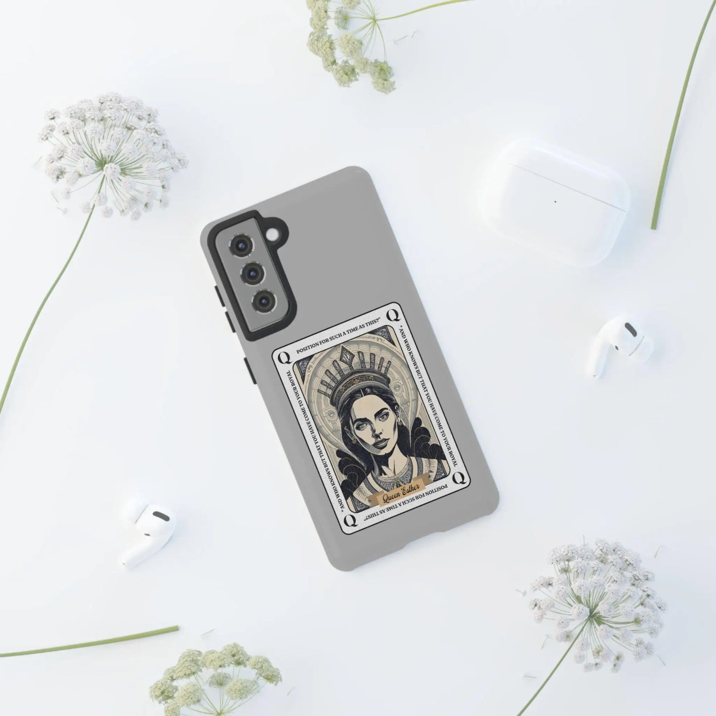 Queen Esther Cell Phone Case, Christian Cell Phone Cover, Religious Gift, Christian Accessories, Faith Inspired Phone Shell