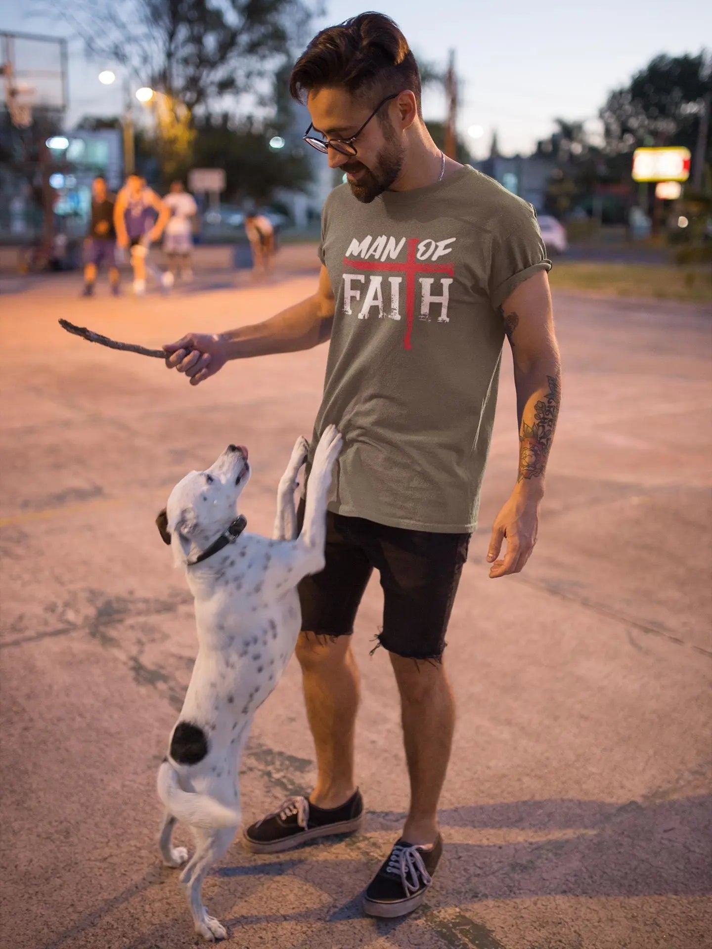 Man of Faith T-shirt | Trendy Christian Men's Apparel