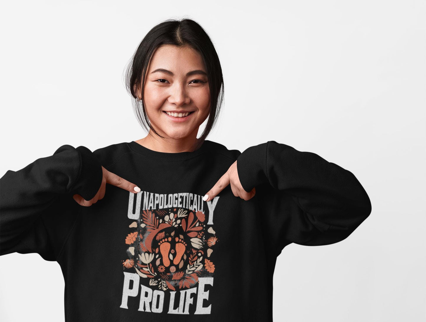 Pro Life Sweatshirt | Christian Crewneck | Christian Faith Apparel | Faith Based Gift