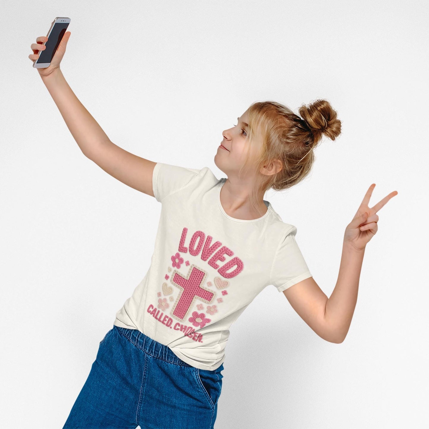 Christian Toddler Tee, Christian Youth T-Shirt, Kid's Church Shirt, God Lover T-Shirt, Christian Faith Toddler Crewneck