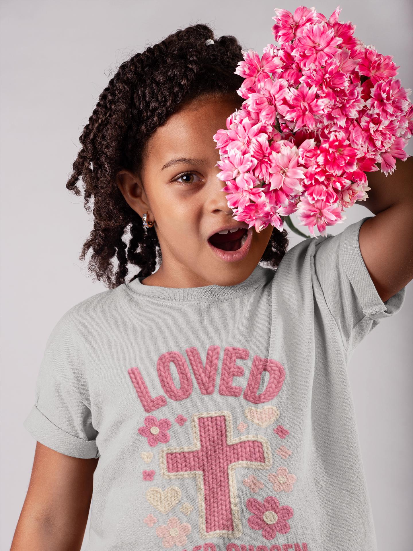 Christian Toddler Tee, Christian Youth T-Shirt, Kid's Church Shirt, God Lover T-Shirt, Christian Faith Toddler Crewneck