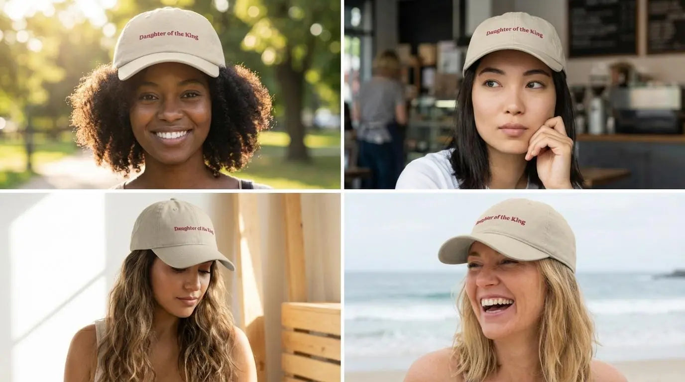 Daughter of the King Embroidered Cap