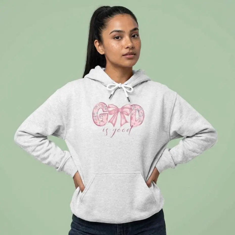 Pink Bow Hoodie