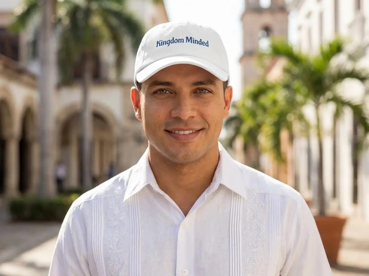 Embroidered Christian Faith Hat | Kingdom Minded Dad Cap |