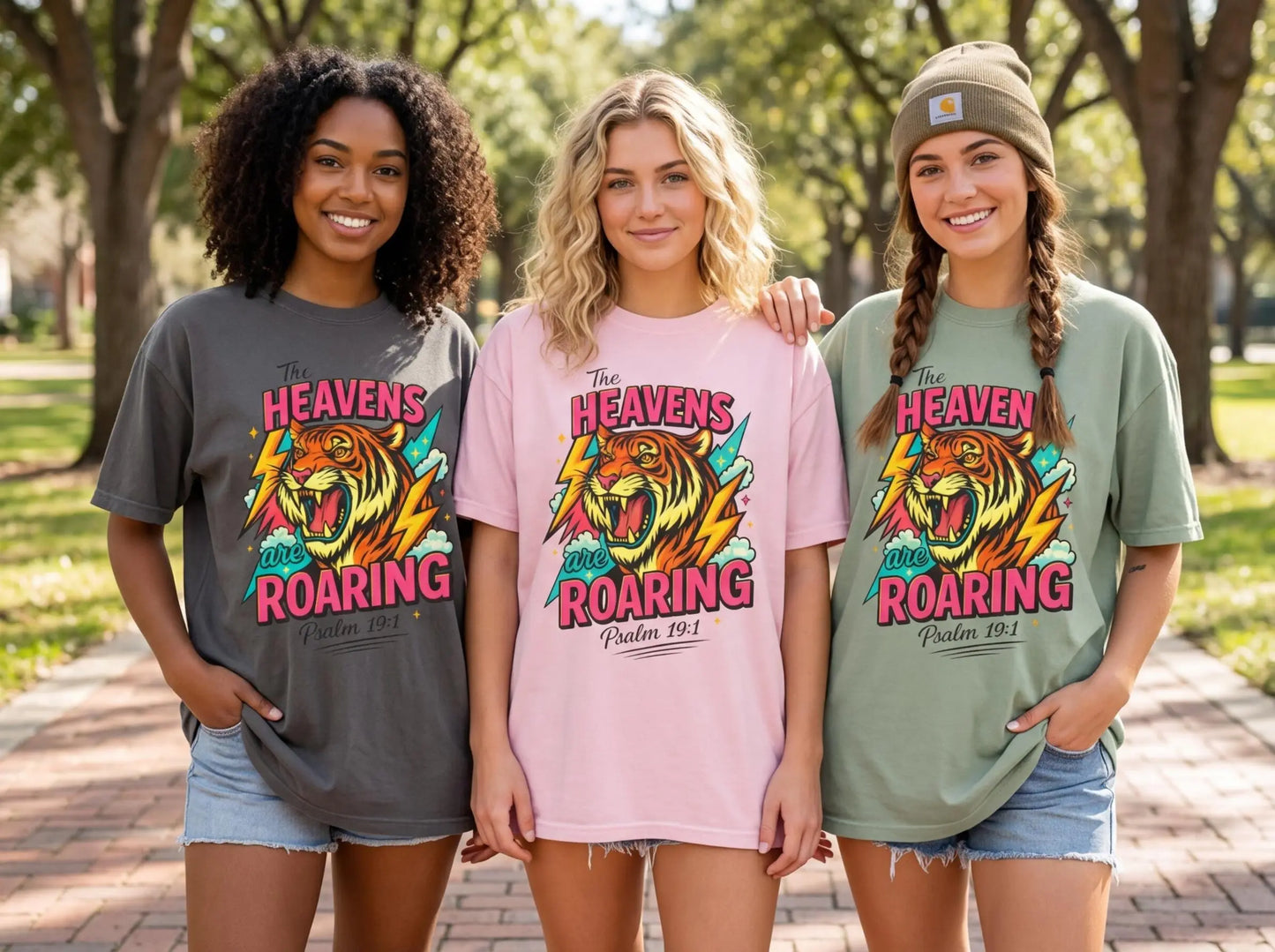 Colors from Left to Right. Pepper, Blossom & Bay