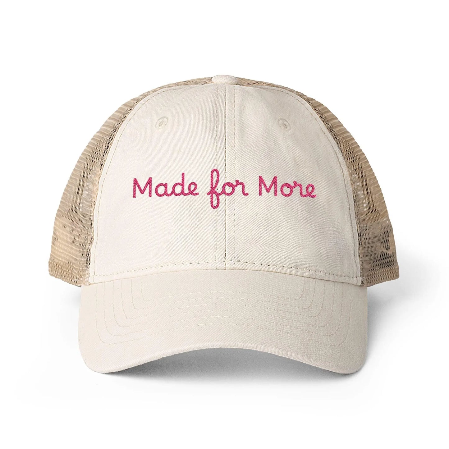 Made for More Christian Trucker Hat | Jesus Trucker Hat | Embroidered Christian Cap