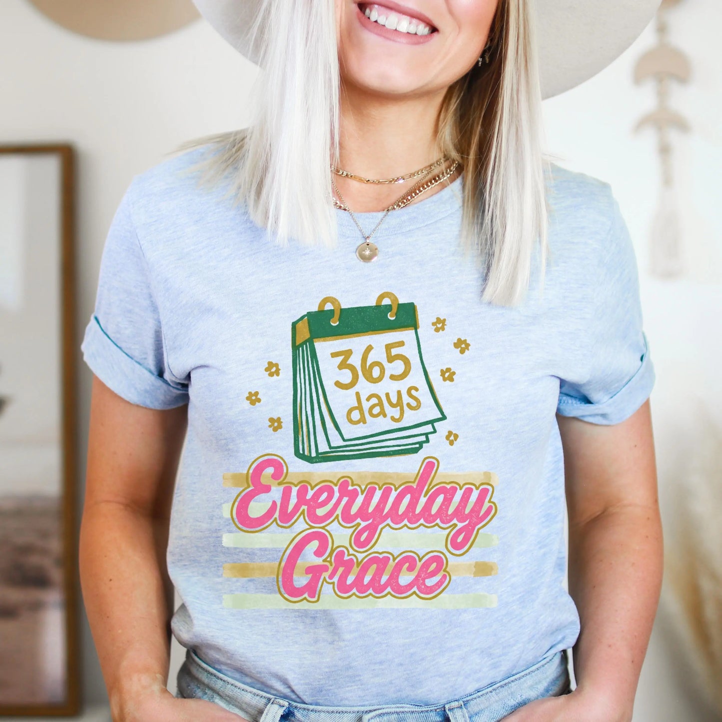 Everyday Grace T-Shirt | Faith Christian Tee | Womens Faith Apparel | Trendy Christian Shirt
