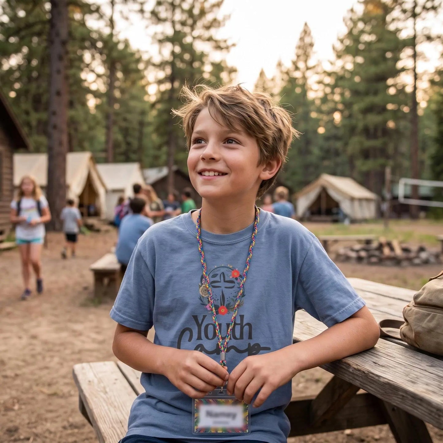 Youth Camp Tee | Christian Youth Camp Shirt | Church Camp T-Shirt | Youth Group Tee | VBS Camp Shirt | Church Retreat Shirt