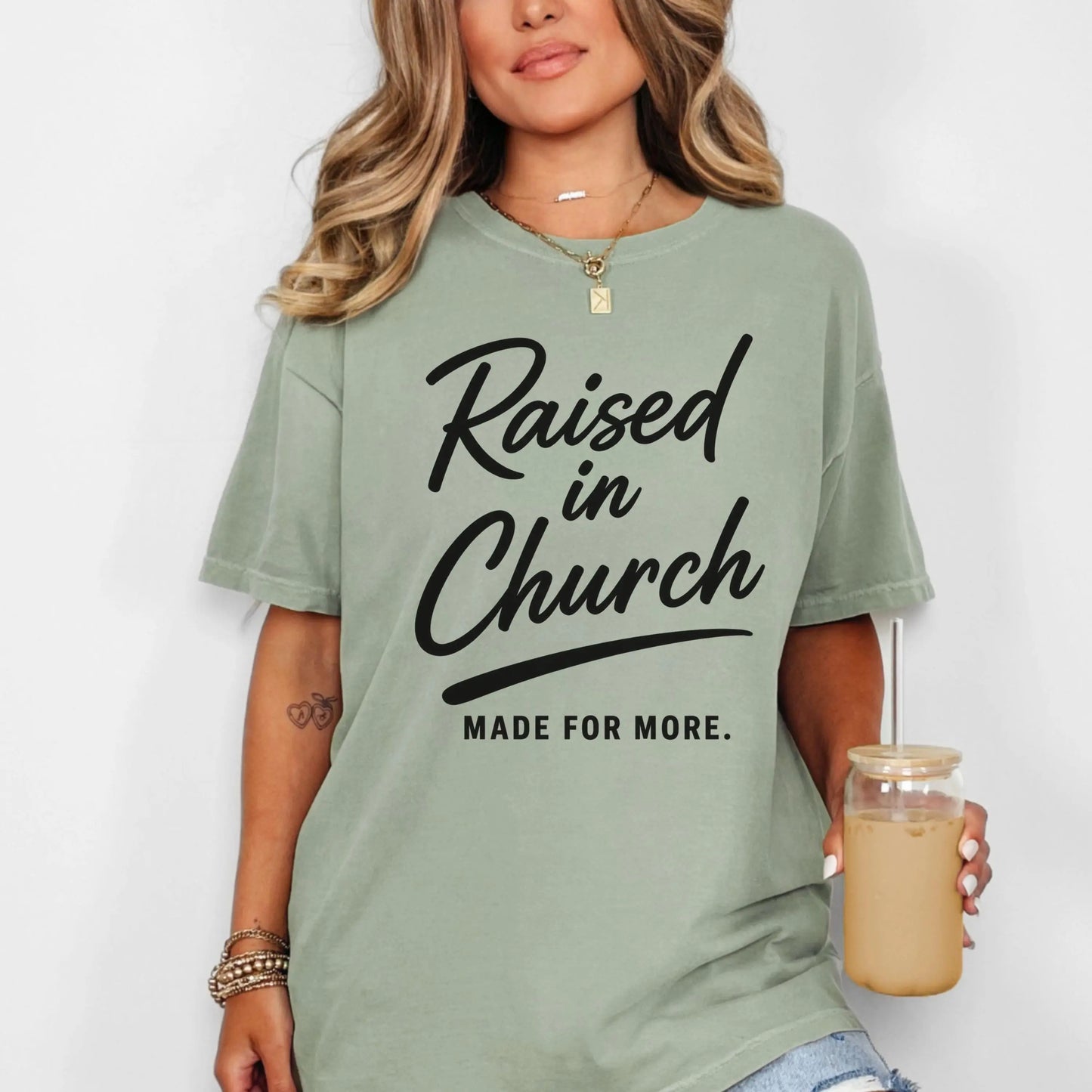 Oversized Christian tee | Comfort Colors Christian Top | Trendy Church T-shirt | Christian gift her | Religious Graphic Tee