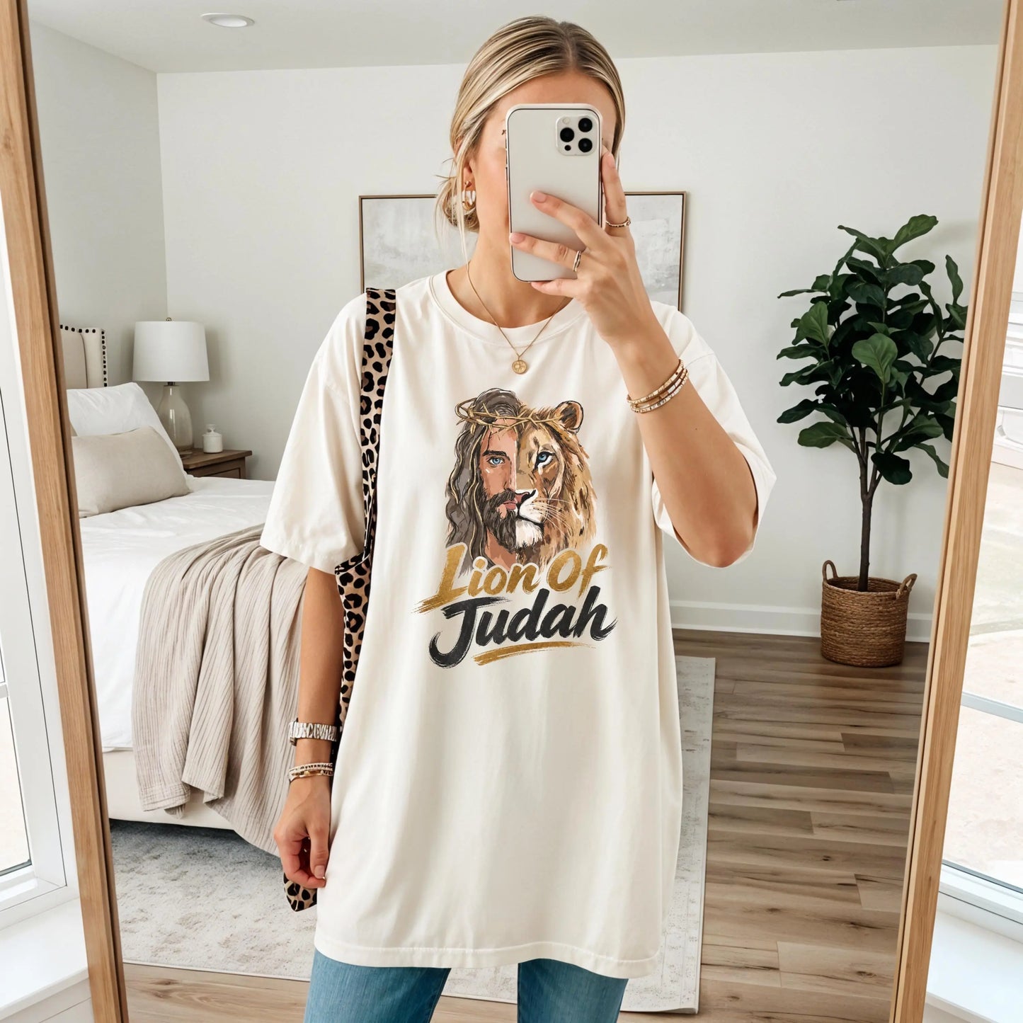Lion of Judah Shirt | Jesus Lion Tee | Revelation 5:5 Christian Shirt | Comfort Colors Tee | Faith Based Gift for Men Women