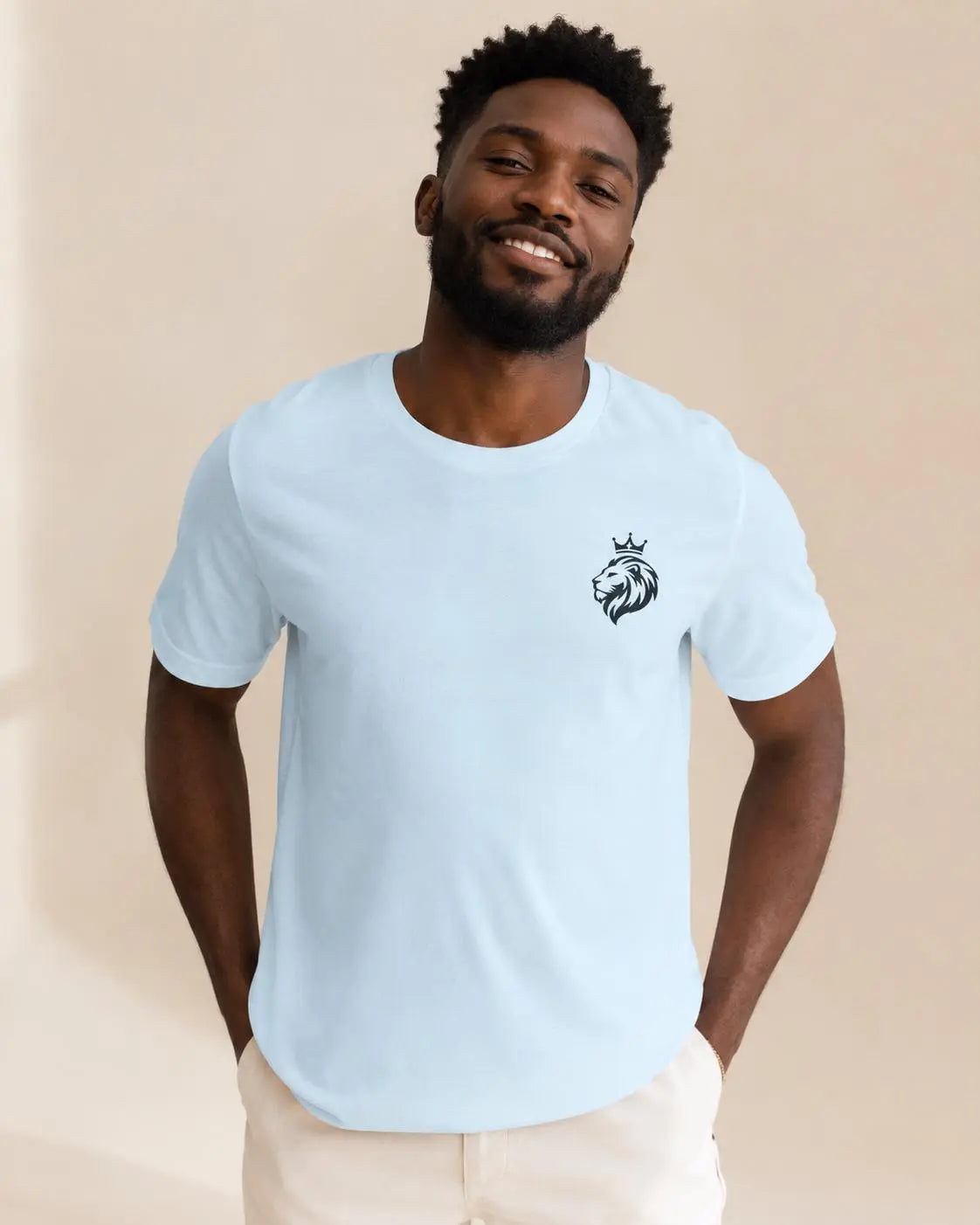 Christian Comfort Colors 1717 Tee | Lion of Judah Faith T-Shirt | Mens Church Shirt | Christian faith tee | Trendy Jesus Apparel