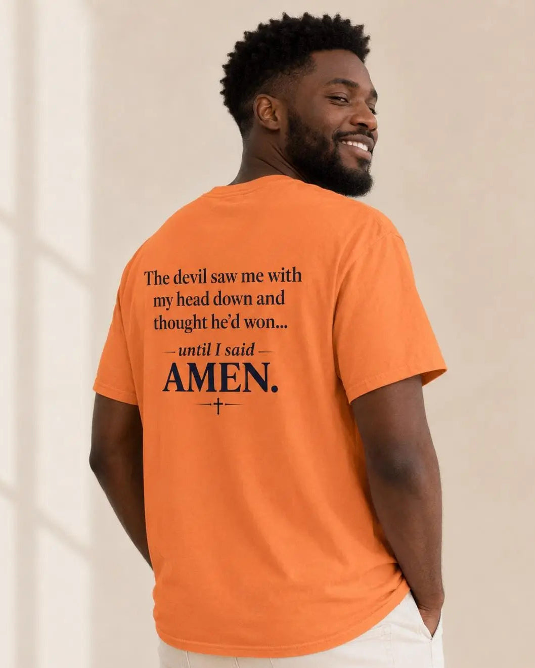Christian Comfort Colors 1717 Tee | Lion of Judah Faith T-Shirt | Mens Church Shirt | Christian faith tee | Trendy Jesus Apparel