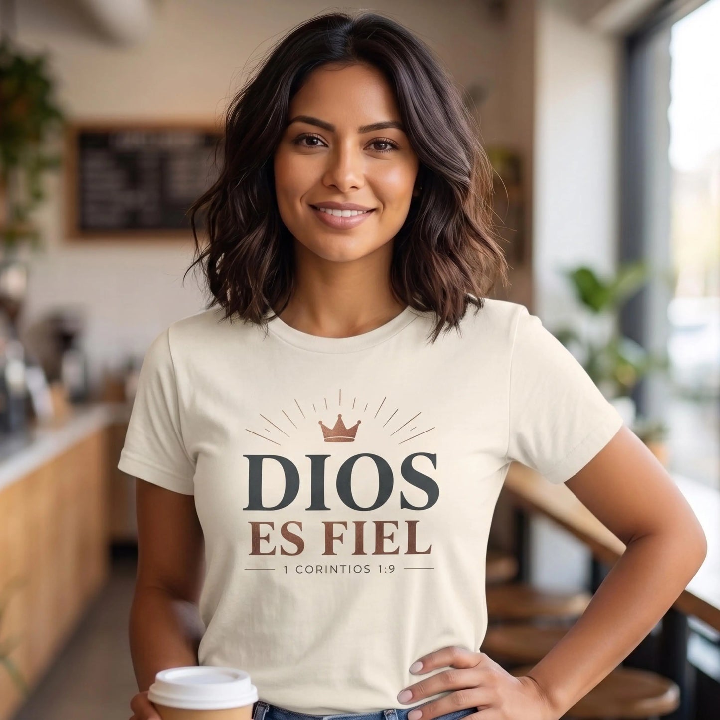 Camiseta Cristiana en Español, Playera Cristiana , Playera de Fe para Mujer, Regalo Cristiano, Camiseta Bíblica, Spanish Christian Apparel