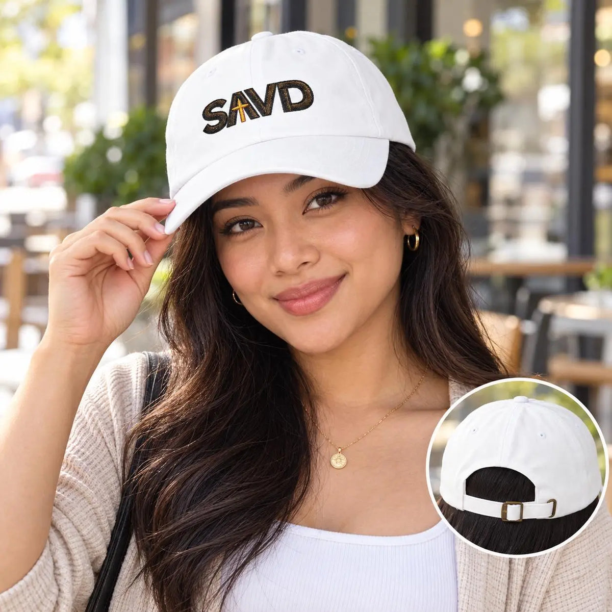 SAVD Christian Hat, Embroidered Christian Cap, Faith Baseball Cap, Christian Gift for Men and Women