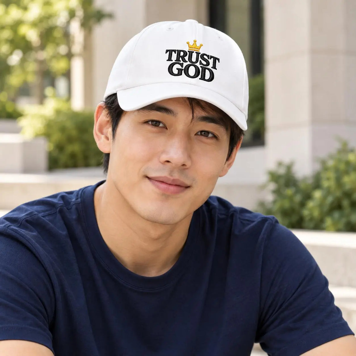 Trust God Christian Hat, Embroidered Christian Baseball Cap, Faith Dad Hat, Christian Gift for Men and Women