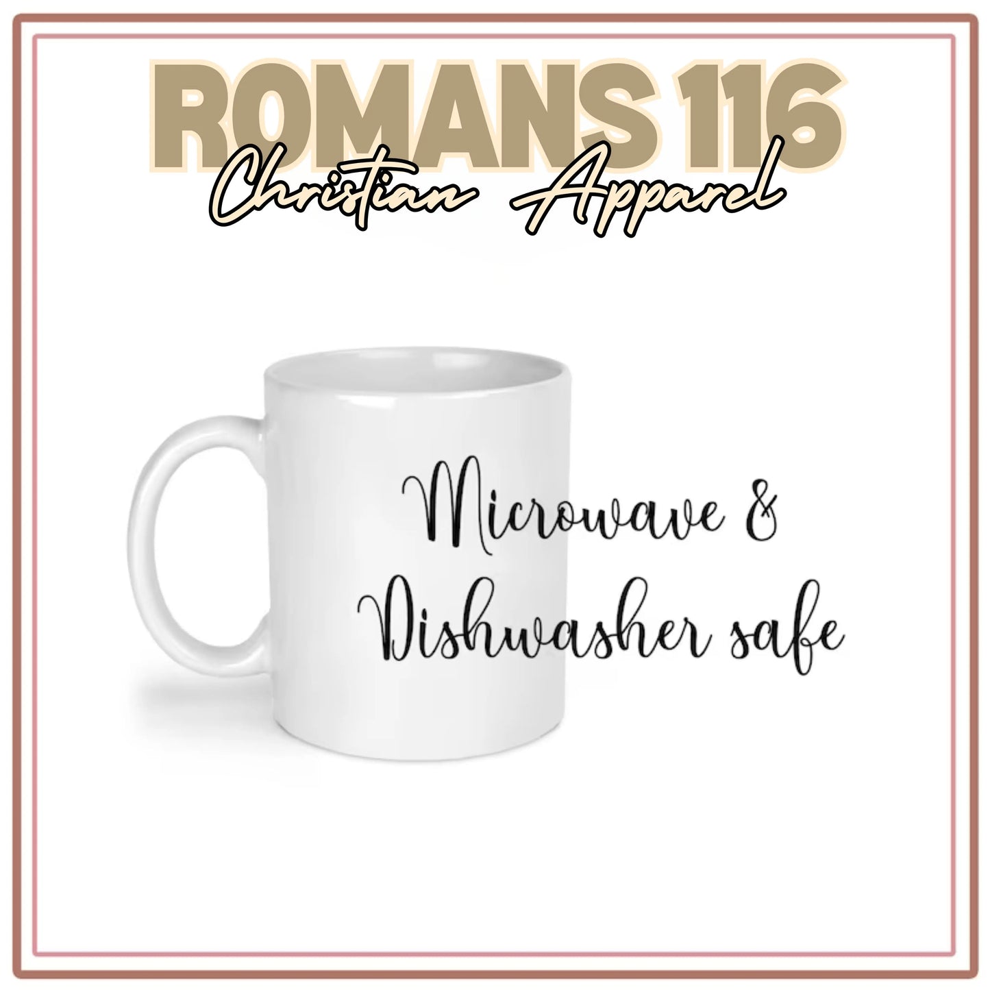 God is Within Her Coffee Mug Romans116 Christian Apparel