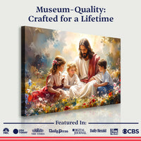 "Jesus and the Children" Wall Art Tailored Canvases
