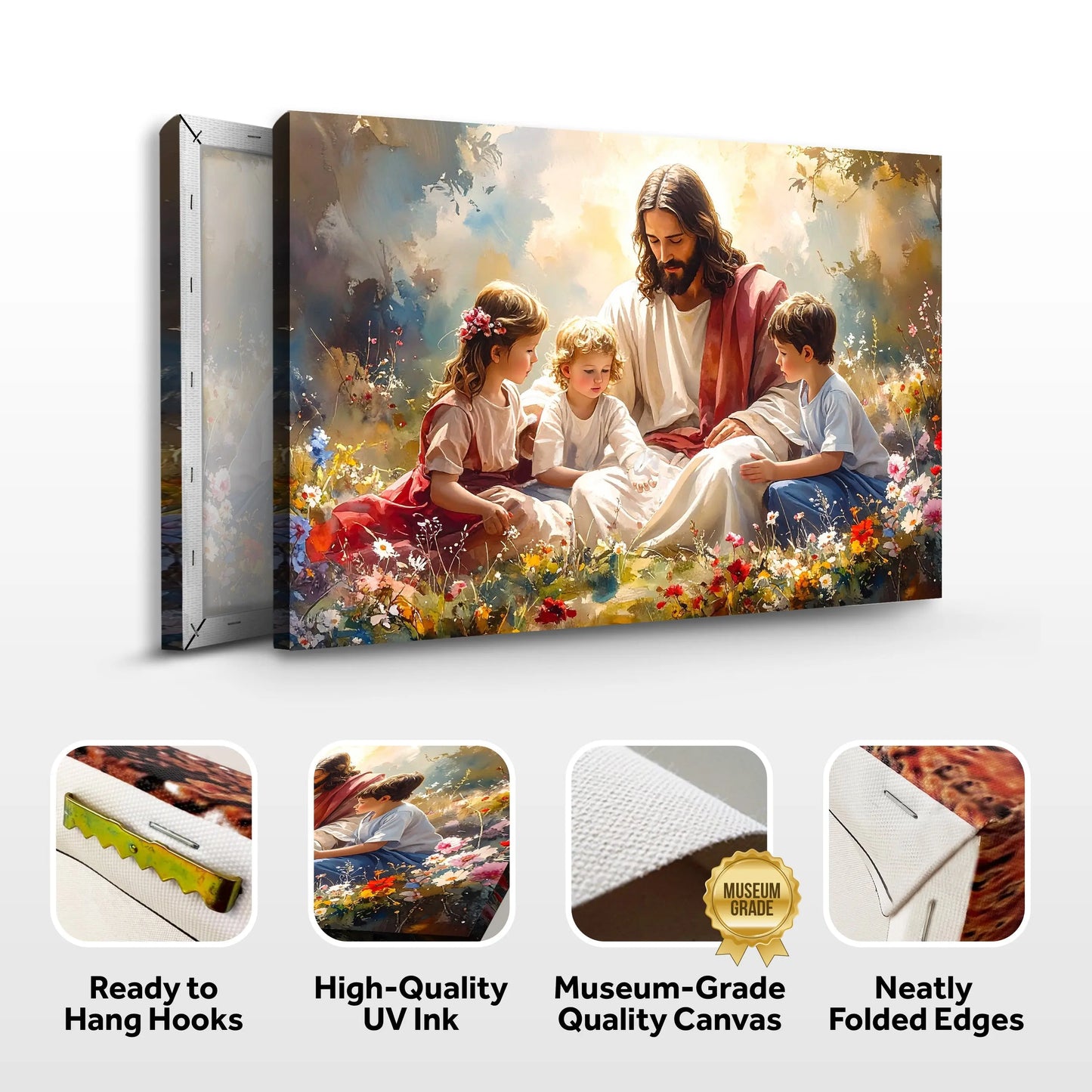 "Jesus and the Children" Wall Art Tailored Canvases