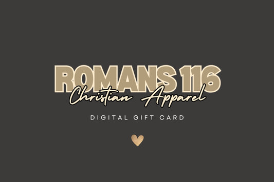 Romans116 Digital Gift Card