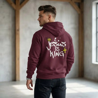 "Jesus is King" Hoodie Romans116 Christian Apparel