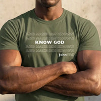 "Know God" Shirt Romans116 Christian Apparel