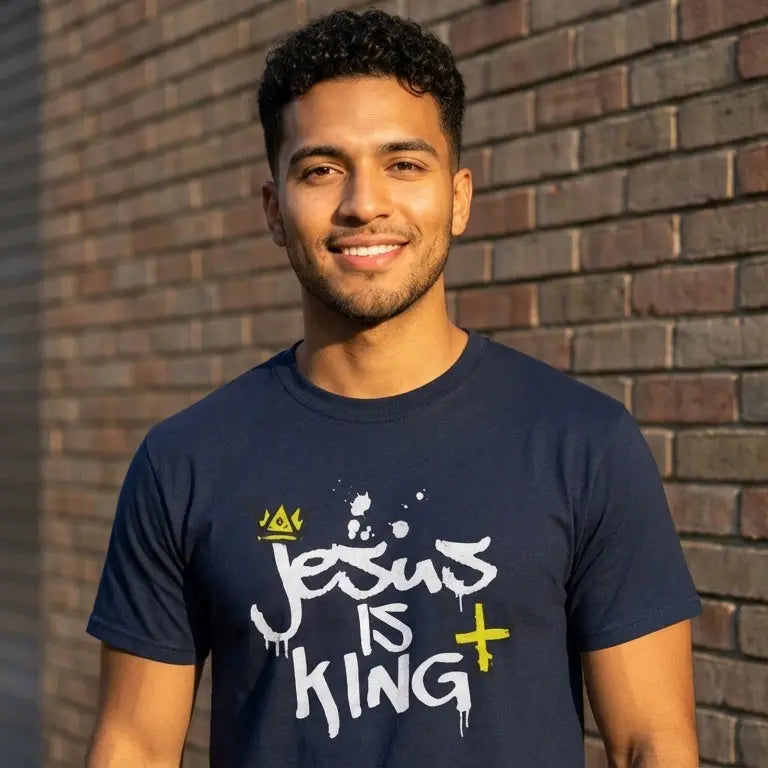 "Jesus is King" Shirt Romans116 Christian Apparel