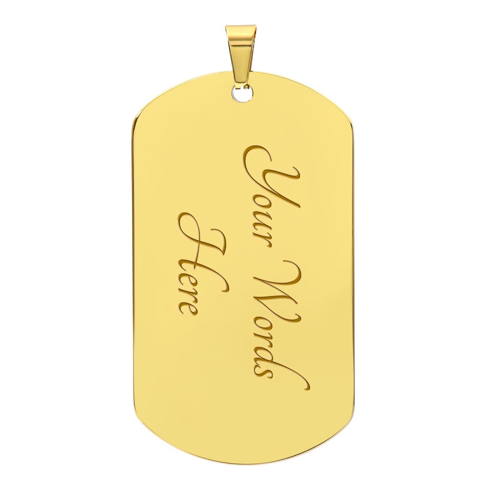 Soldier for Jesus Dog Tag (Customizable)