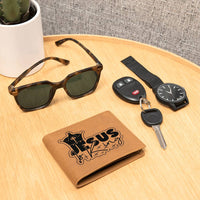 "Jesus Is King" Leather Wallet
