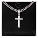 The Redeemer Chain – Cuban Link Chain with Artisan Cross