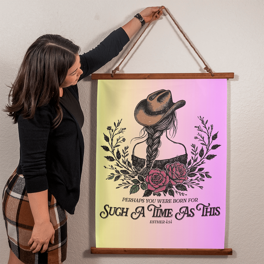 "Esther" Wood Framed Wall Art