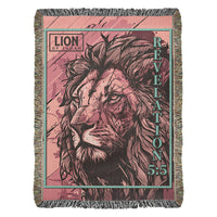 Lion Of Judah Heirloom Woven Blanket