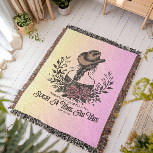 Such A Time As This Heirloom Woven Blanket
