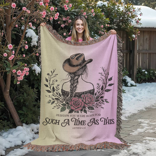 Such A Time As This Heirloom Woven Blanket