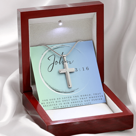 The Artisan Cross – Handcrafted Faith Necklace