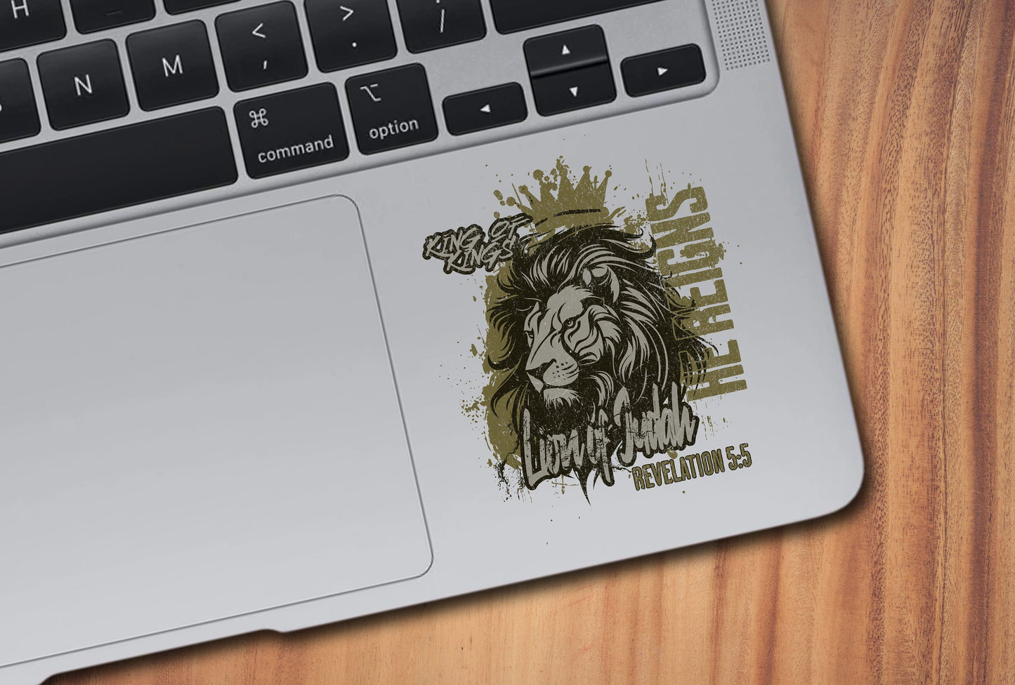 BIBLE Verse Sticker for Laptops, Water Bottles, Notebooks, Journals, Christian Sticker, Lion of Judah, Bible Verse Sticker, Revelation