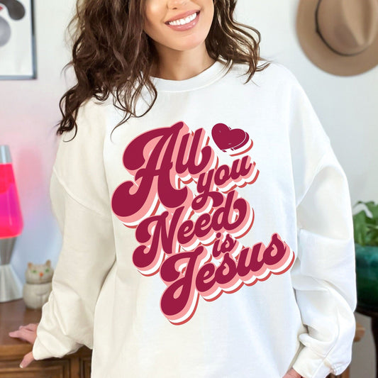 womens Christian Sweatshirt, Religious sweatshirt, bible verse hoodie, Jesus hoodie, Baptism gift, Retro Faith Shirt, Christian aesthetic