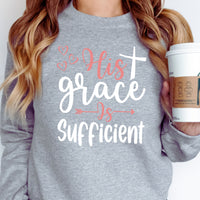 Women's Christian Sweatshirt, Christian Shirts, Religious Apparel, Church Merch, Bible Verse Shirt, Jesus Crewneck, Trendy Christian apparel