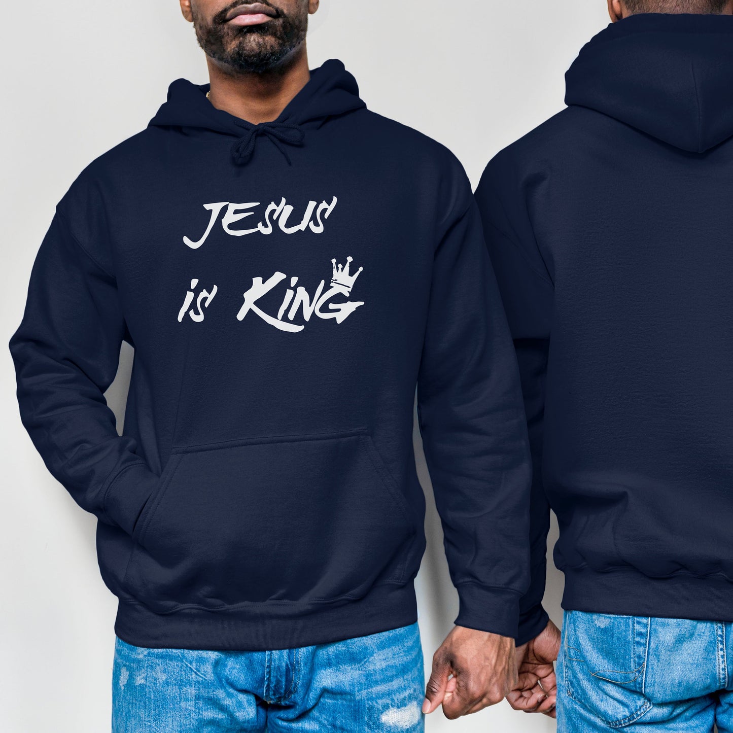 Jesus is king hoodie, Christian Hoodie men, Bible Verse Hoodie, Aesthetic Christian apparel, christian streetwear, I love Jesus Hoodie