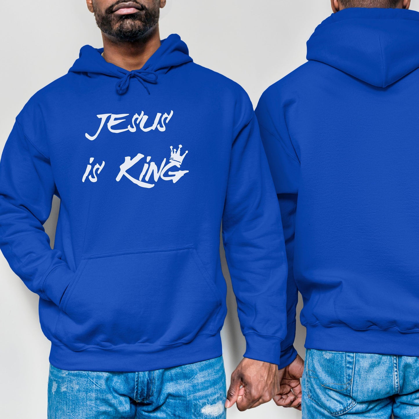 Jesus is king hoodie, Christian Hoodie men, Bible Verse Hoodie, Aesthetic Christian apparel, christian streetwear, I love Jesus Hoodie