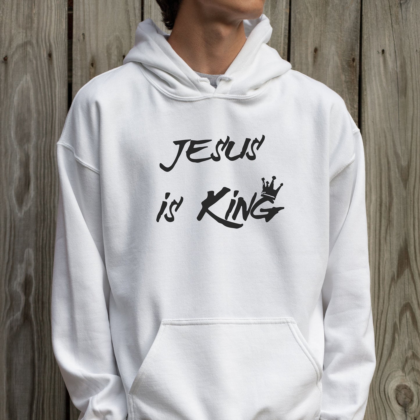 Jesus is king hoodie, Christian Hoodie men, Bible Verse Hoodie, Aesthetic Christian apparel, christian streetwear, I love Jesus Hoodie