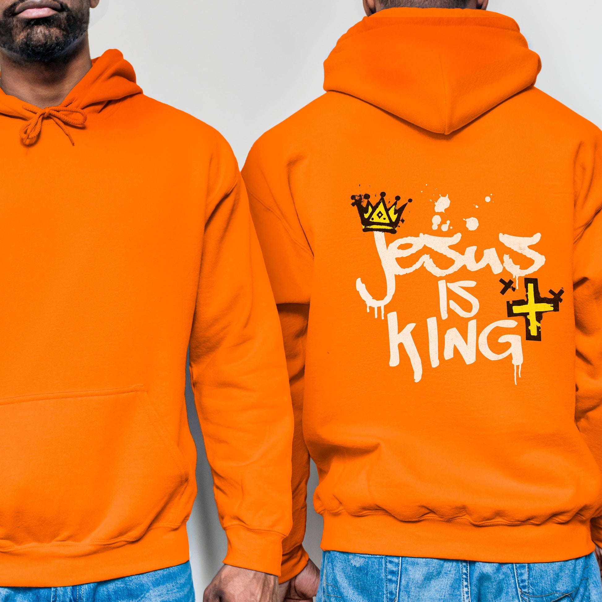 Jesus is King Hoodie, Christian Gift for Men, christian streetwear, Christian merch, christian hoodie, Jesus Hoodie, Men's Christian Hoodies