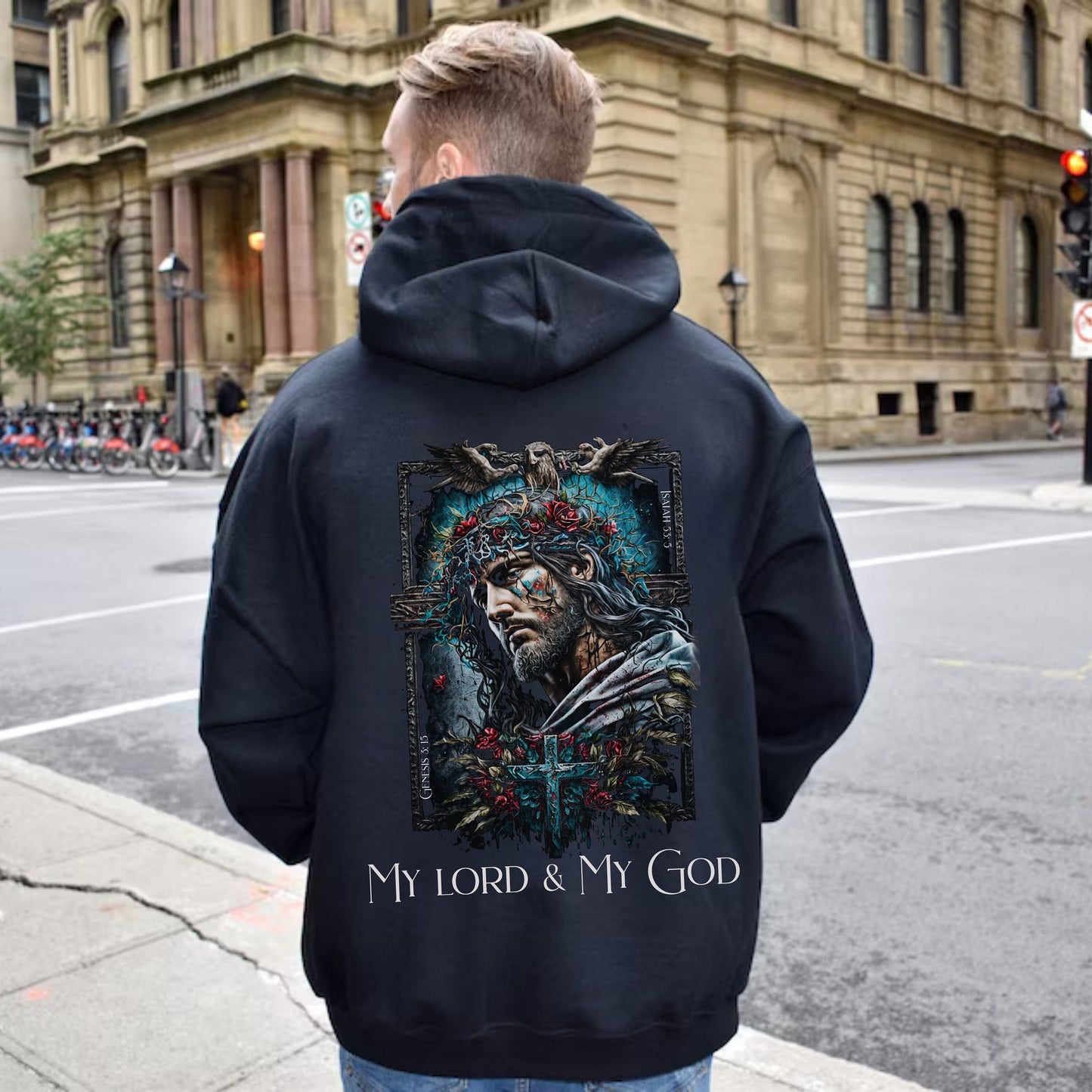 Jesus Hoodie, Mens Christian hoodie, Bible Verse Sweater, Religious Hoodie, christian streetwear, christian hoodie, Christian Sweatshirt