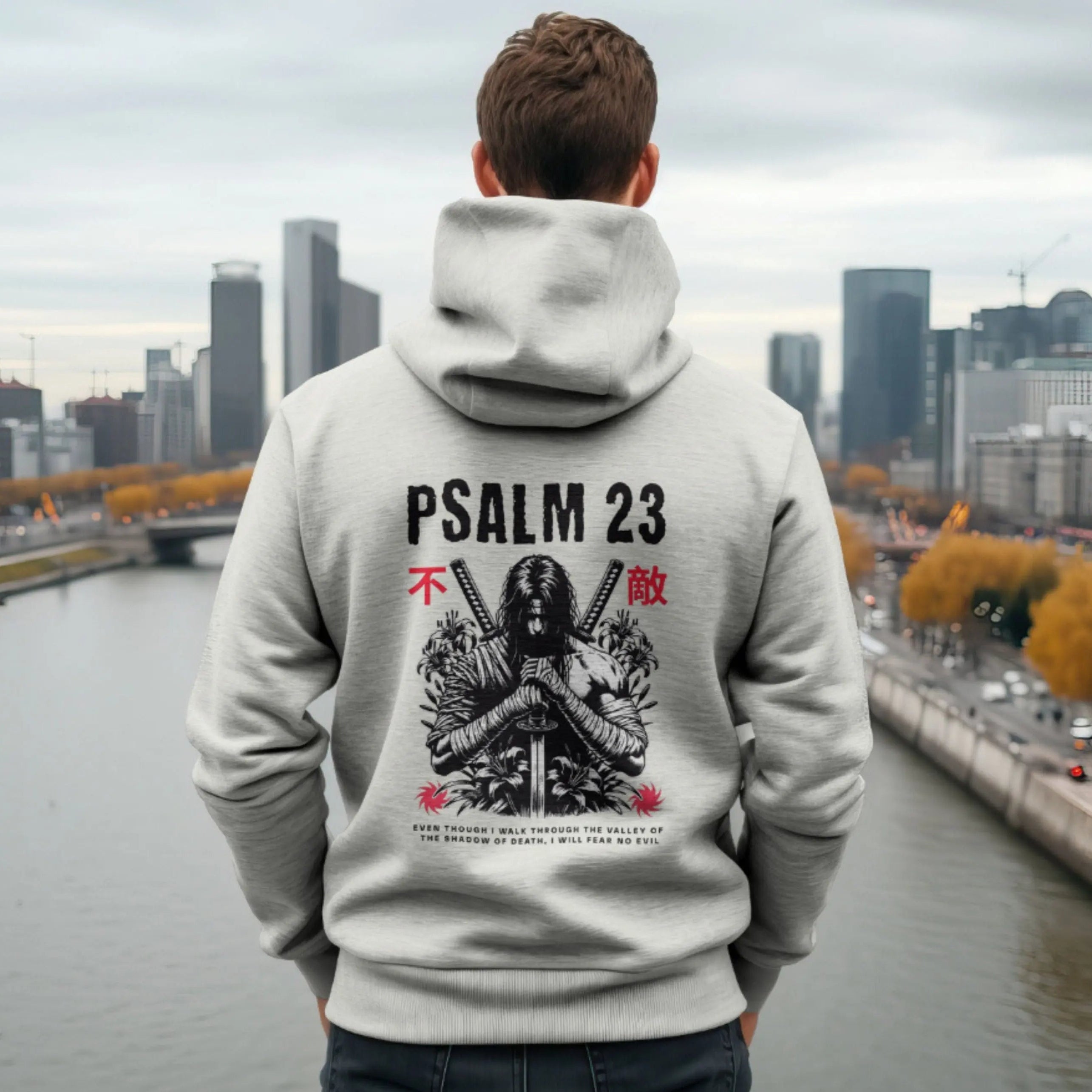 Psalm 23 Hoodie, Men's Christian Hoodie, Bible Verse Hoodie, Christian Merch, Christian Streetwear, Jesus Hoodie, Christian Sweatshirt