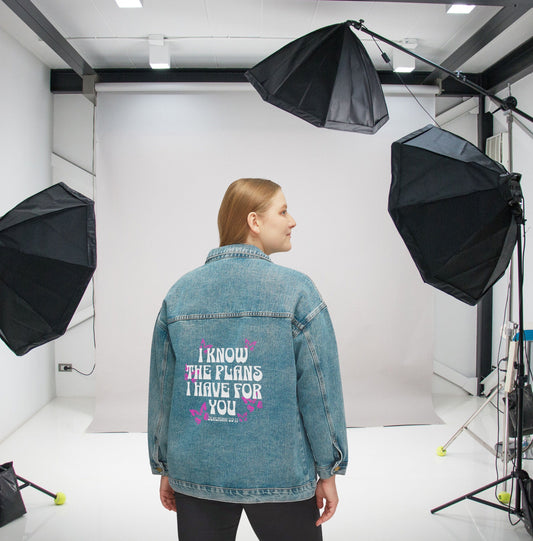 Jeremiah 29:11 Denim Jacket