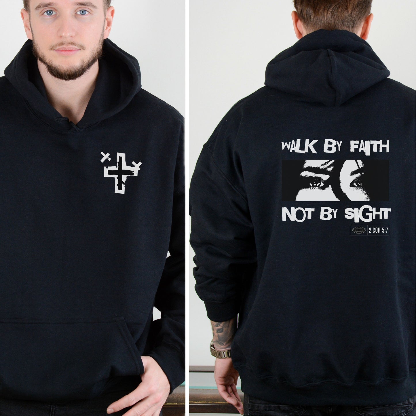 Men's Christian Hoodies, Christian Men Gifts, Bible verse hoodie, Faith Based Sweater, Jesus hoodies, Jesus is king, Trendy Christian Hoodie