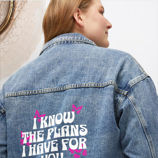 Jeremiah 29:11 Denim Jacket