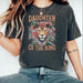 Christian Comfort Color Shirt, Daughter of the King Shirt, Jesus is King shirt, Oversized Christian Shirt, New Christian Gift, Church Merch